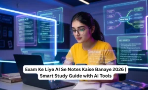 Exam Ke Liye AI Se Notes Kaise Banaye 2026 | Smart Study Guide with AI Tools