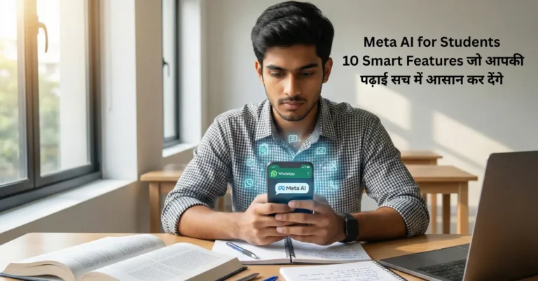 Meta AI Hidden Tricks for Students in Hindi 10 Smart Features जो आपकी पढ़ाई सच में आसान कर देंगे