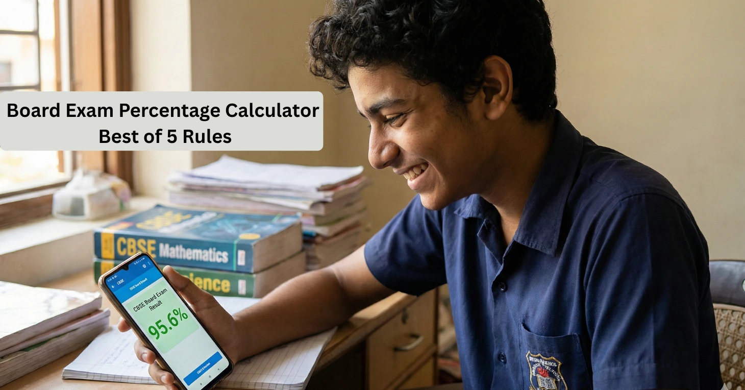 Board Exam Percentage Calculator