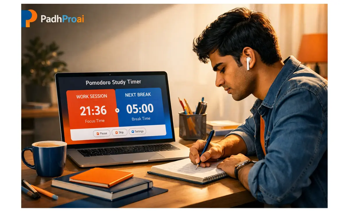 study timer pomodoro generator online free