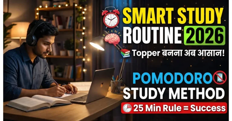 2026 me students ka study routine kaise hona chahiye Smart Study Guide