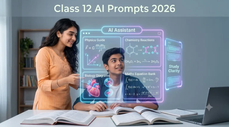 Class 12 Notes ChatGPT Se Kaise Banayein Best AI Prompts Board Exam 2026 ChatGPT Se Class 12 Notes Kaise Banaye (Best AI Prompts 2026)